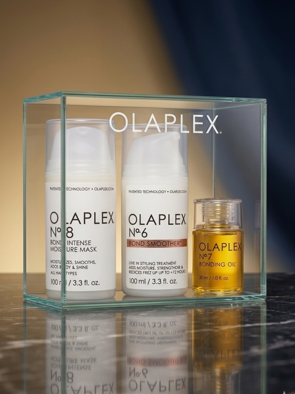 Olaplex Iconic Shine Hair Care Set - No. 6, No. 7 & No. 8 Treatment Kit NIB